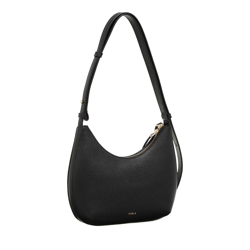 Furla Hobo Bag Furla Goccia S Shoulder Bag Nero(Image 3)