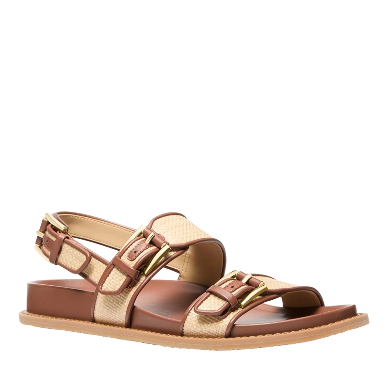 MICHAEL Michael Kors Sandalen Nia Flat Sandal Luggage(Image 2)