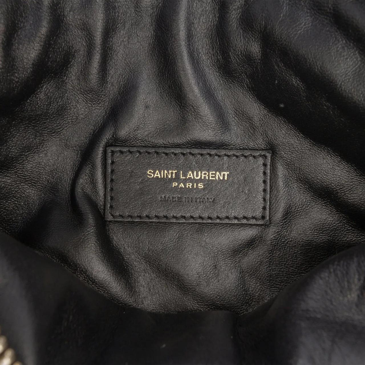 Thumbnail - Saint Laurent Hobo Bags - Mini Quilted Lambskin Gaby Zippered Pouch - Gr. unisize - in Schwarz - für Damen