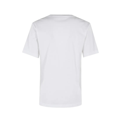 Marni T-shirts Classic Short-Sleeve T-Shirt With Scribbled Logo White (Image 2)
