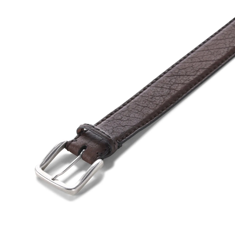 Fausto Colato Riem Gürtel aus Bisonleder braun(Image 2)