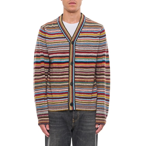 Paul Smith Mens Cardigan Button Thru Multicolor Vest