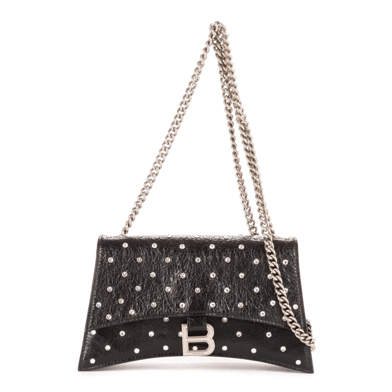 Balenciaga Crossbody Bag XS Crush schwarz