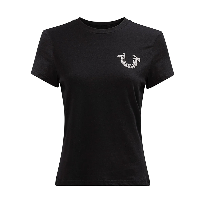 True Religion T-Shirt T-Shirt schwarz