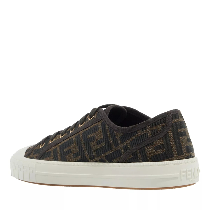 Fendi FF Low Top Sneakers Tabacco Black Low Top Sneaker