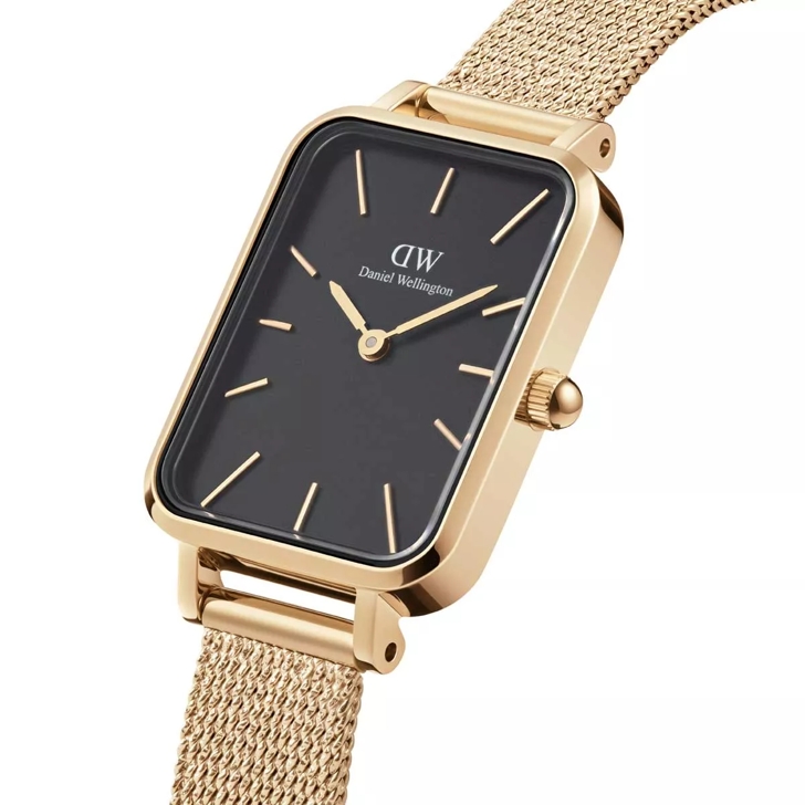 Daniel Wellington Dw Quadro 20X26 Pressed Evergold G Gold Quartz Watch