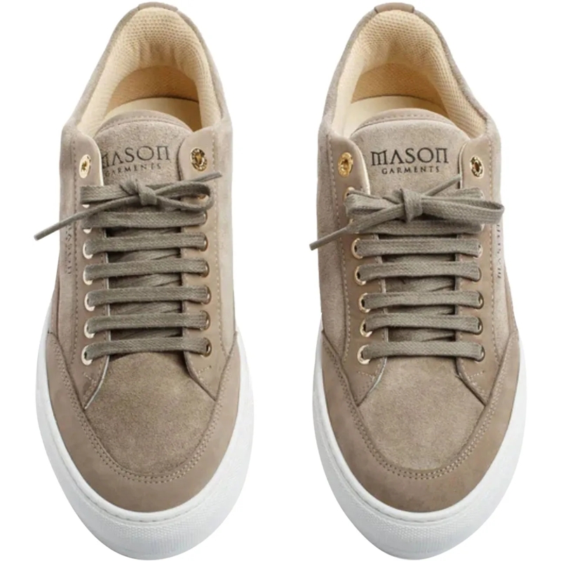 Mason Garments Low-Top-Sneaker Mason Garments Tia Miscuglio Sneakers Taupe Mg61-2 taupe(Image 3)