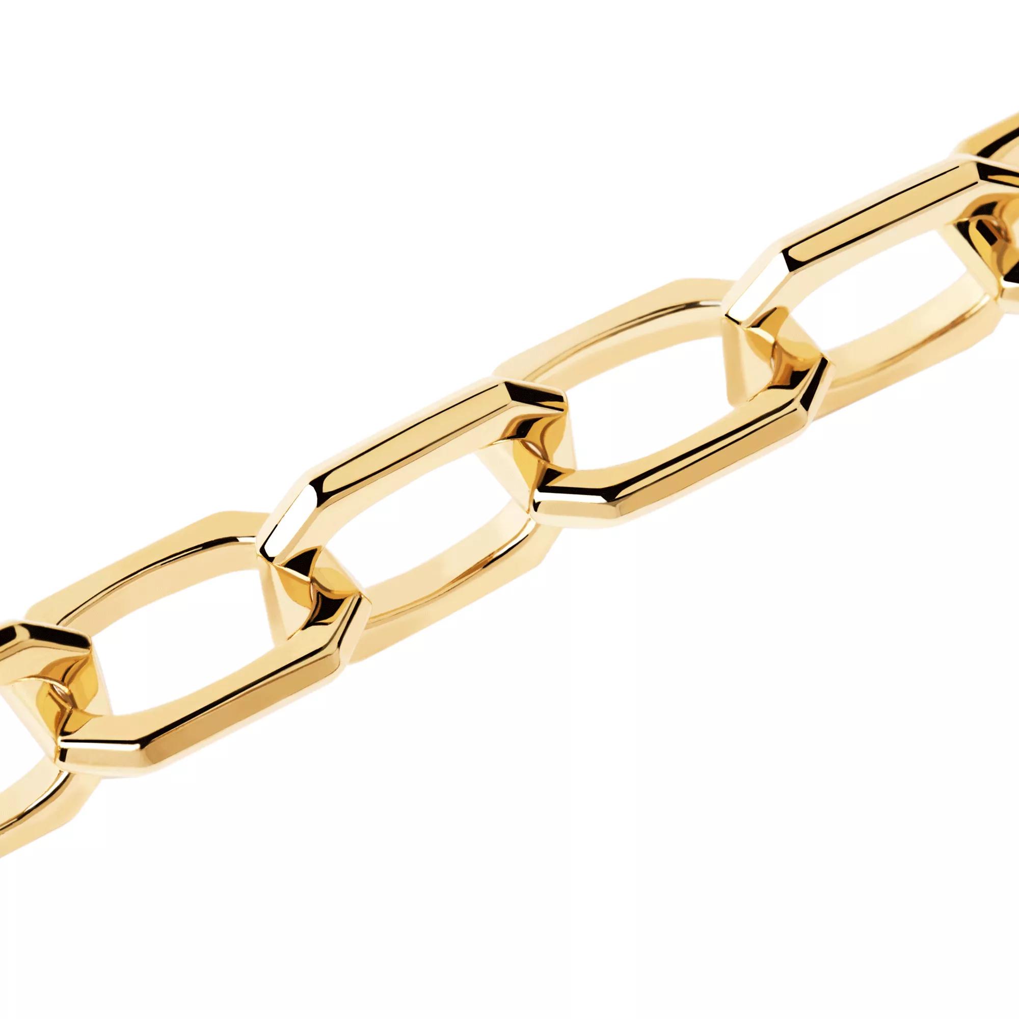 Thumbnail - PDPAOLA Halskette - Small Signature Chain Necklace - Gr. unisize - in Gold - für Damen