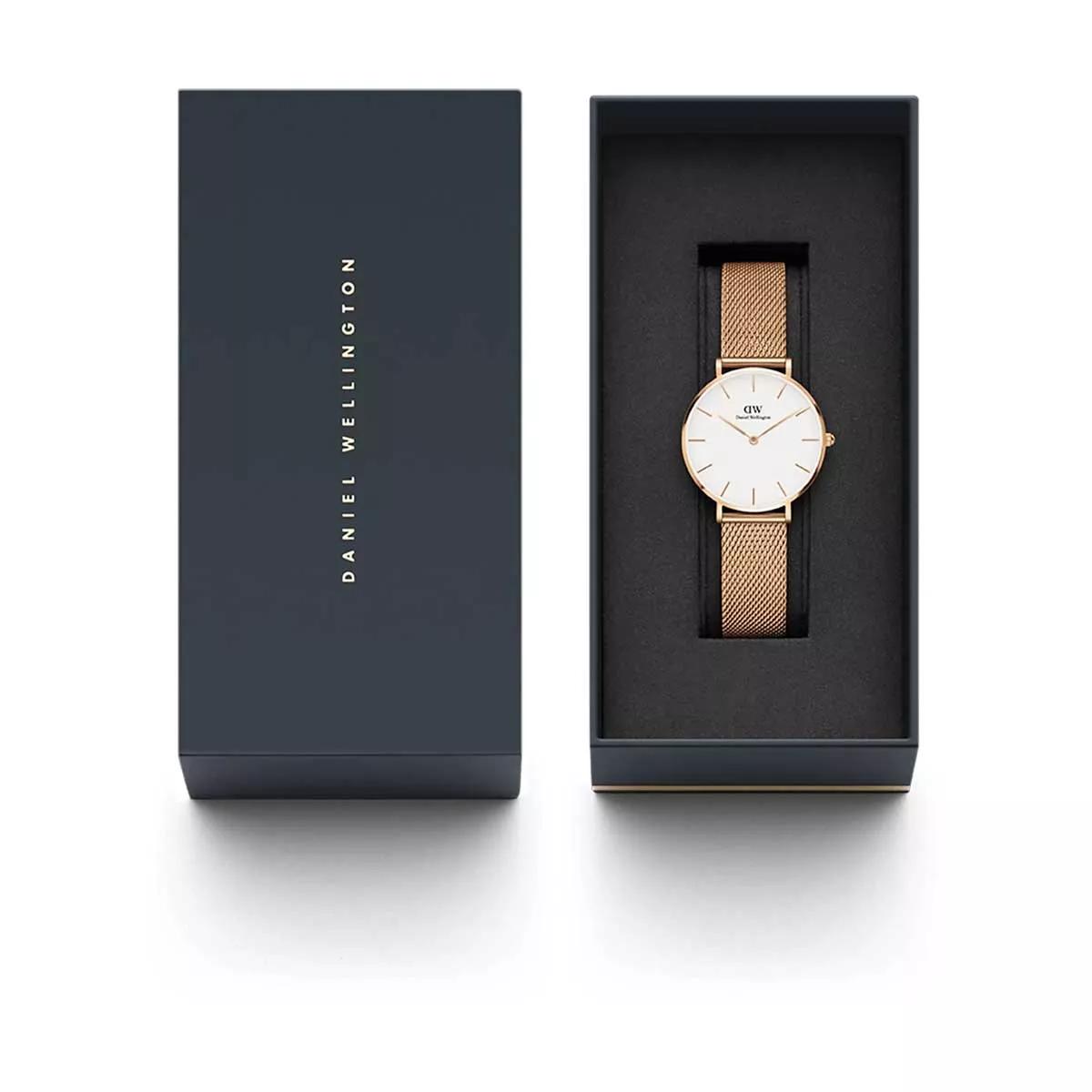 Daniel Wellington Dw 28 mm Rose Petite Melrose ROSE GOLD Quarz Uhr