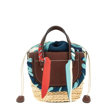 ハンドバッグ CUBA LAB Cuba Lab 'Habanera Silk- Skydream' handbag Cuba Lab Habanera Silk Bag Skydream Small In Brown | ModeSens