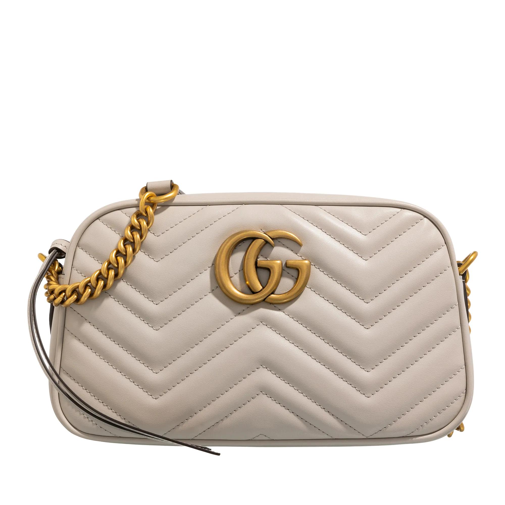 Gucci Crossbody Bags - Small GG Marmont Shoulder Bag - Gr. unisize - in Beige - für Damen