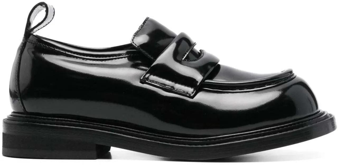 Moschino Loafer - Flat Shoes Black - Gr. 38 (EU) - in Schwarz - für Damen