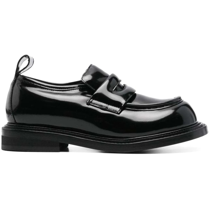 Moschino Loafer Flat Shoes Black schwarz