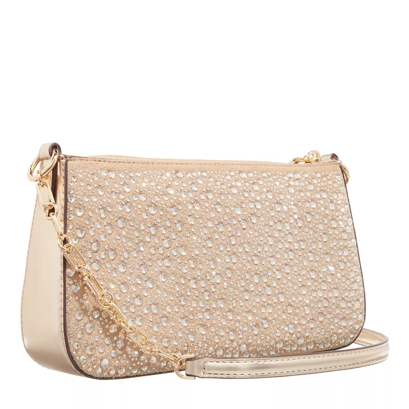 MICHAEL Michael Kors Pochette Empire Medium Chain Pouchette Pale Gold(Image 3)