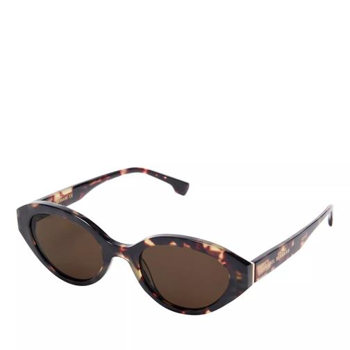 Isabel Bernard La Villette Rosaire oval sunglasses with brown len Brown Solglasögon