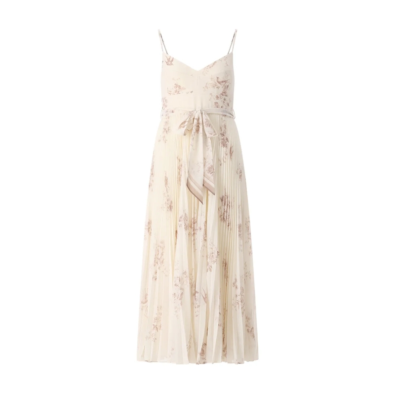 Zimmermann Maxi-jurk Kleid Sunray mit Print weiß