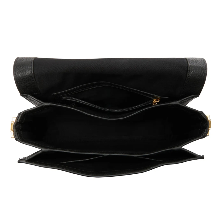 Ted Baker Imielly Lock Detail Baguette Shoulder Bag Black Crossbody Bag