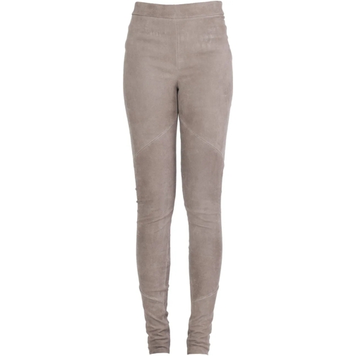 Isabel Benenato  Leggings cuir su�de taupe Isabel Benenato Femme DL taupe