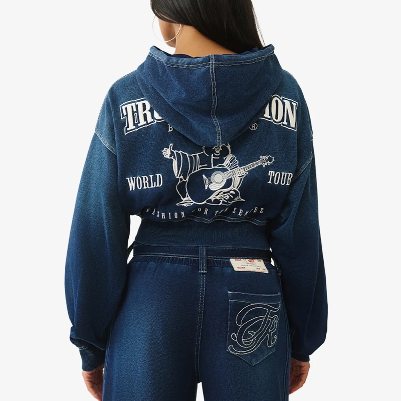 True Religion  Hoodie blau(Image 5)