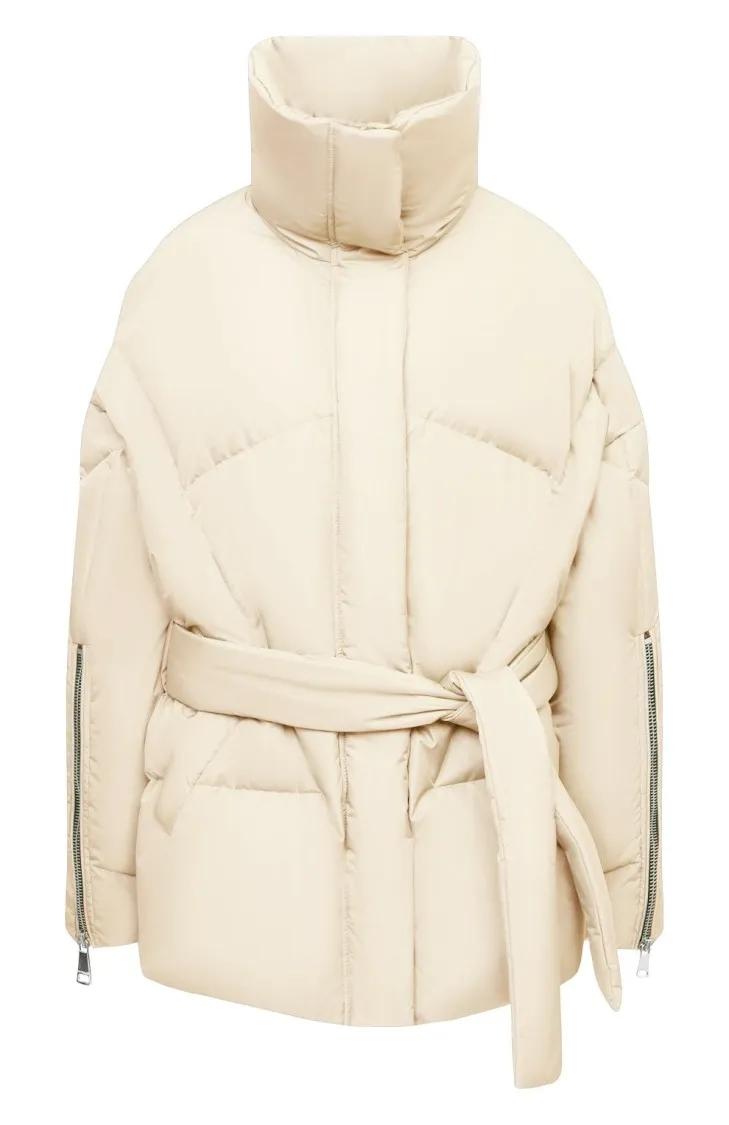 Thumbnail - Khrisjoy - Puff Belted Puffer Jacket - Größe 0 - beige