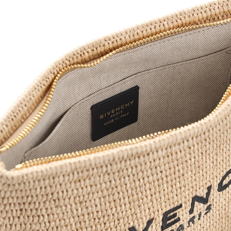 Givenchy Crossbody Bag Pochette aus Raffia beige(Image 4)