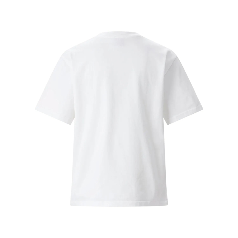 Casablanca T-Shirt Graphic-Print Cotton T-Shirt With Round Neck Desig White(Image 5)