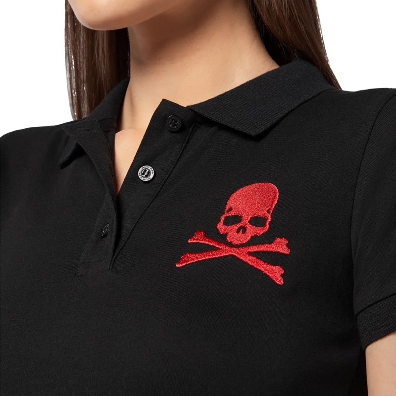 Philipp Plein Top Poloshirt schwarz(Image 3)
