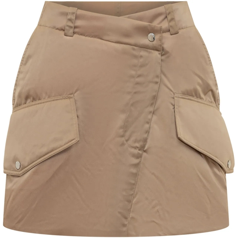 J.W.Anderson Minirock Mini Gonna Cargo con Design Imbottito beige
