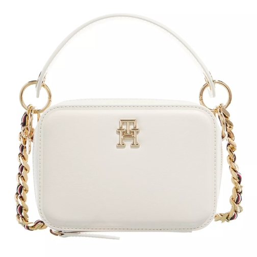 Tommy Hilfiger Th Chic Trunk Weathered White Satchel