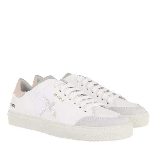 Axel Arigato Clean 90 Bird Sneakers White Pink Light Grey Low-Top Sneaker