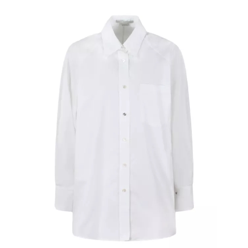 Stella McCartney Cotton Poplin Straight Shirt White 