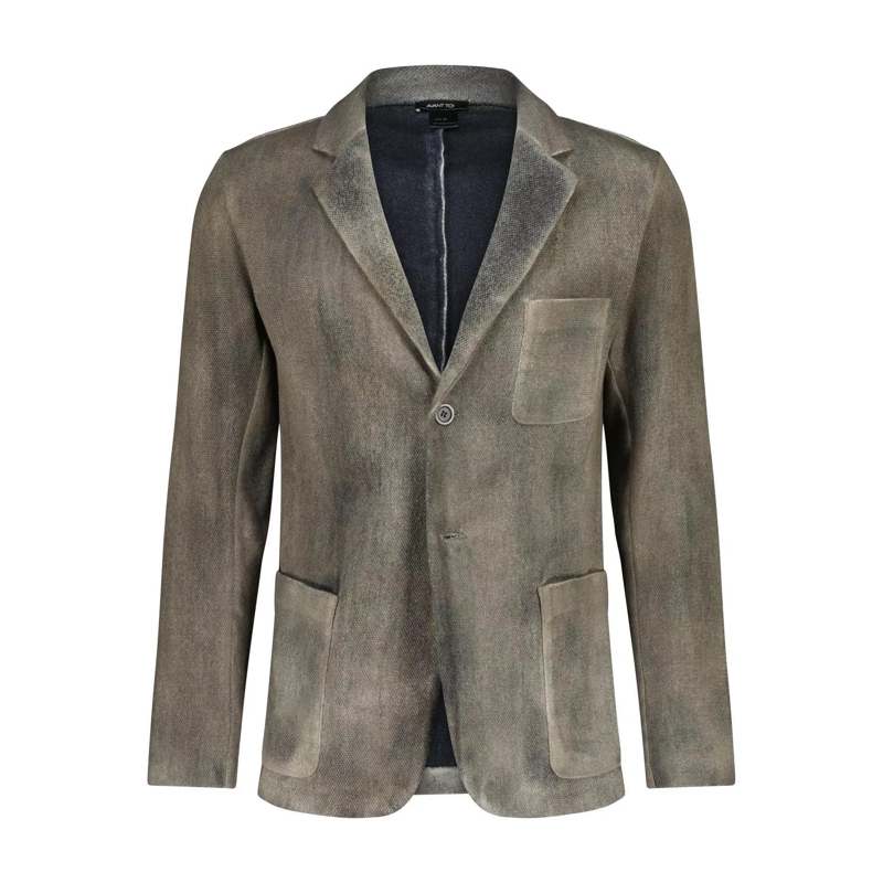 CALIBAN  Sakko aus hochwertigem Material-Mix 47702244163930 Dunkelgrün