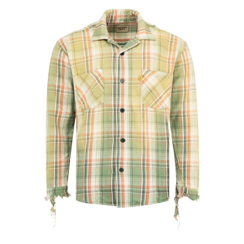 Gallery Dept. Hemd Gallery Dept Shirts Green Neutrals