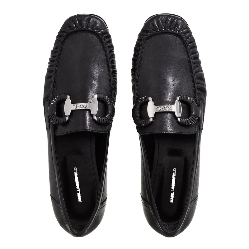 Karl Lagerfeld Pumps Eleia Brooch Loafer Black Lthr(Image 9)