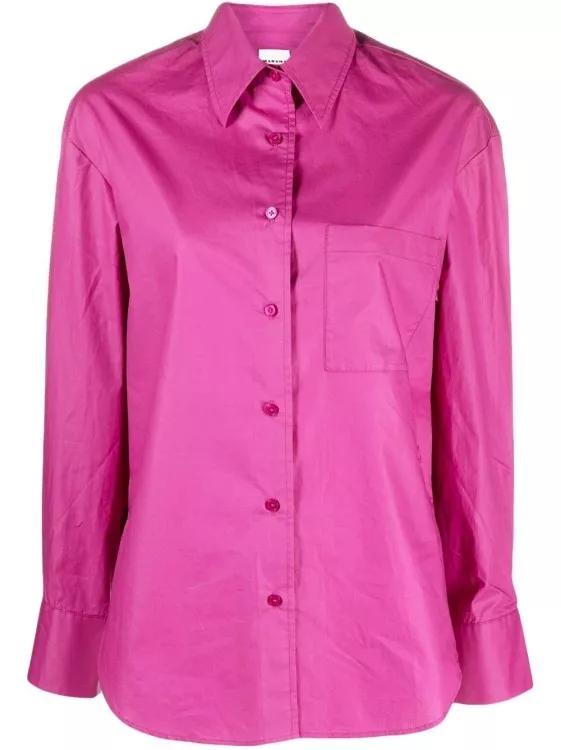 Etoile Isabel Marant - Patch-Pocket Cotton Shirt - Größe 36 - pink