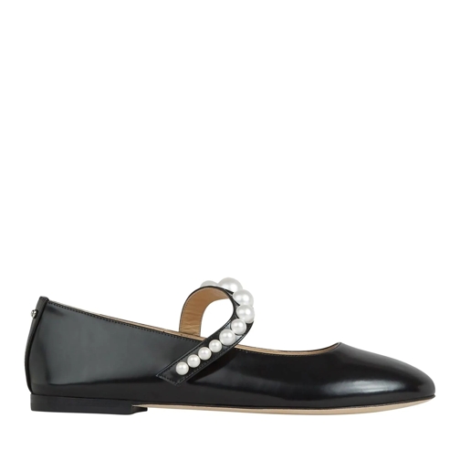 Mach&Mach Ballerina Pearl Leather Ballerinas schwarz