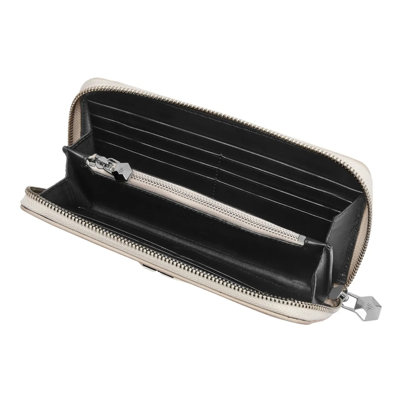 Philipp Plein Geldbörse Mid-Zip Brieftasche beige(Image 4)