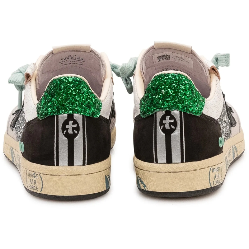 Premiata Sneaker basse Sneakers BskTclad con Inserti e Lacci weiß(Image 3)