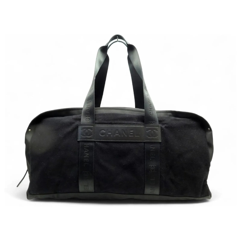 Chanel Weekender CHANEL SPORT BOSTON REISETASCHE AUS SCHWARZEM CANV schwarz