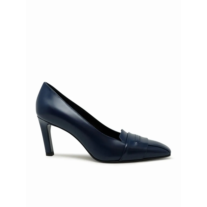 LELLA BALDI Pumps Lt2473sb Laredo Navy Leather Pumps Blue