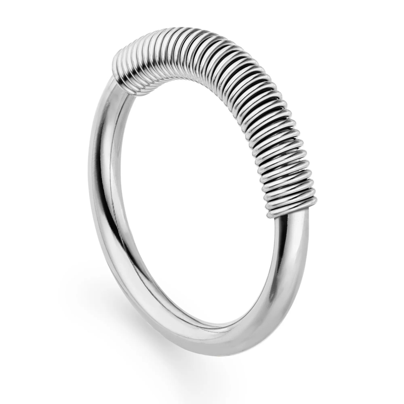 Liebeskind Berlin Ring Edelstahl Twist silber