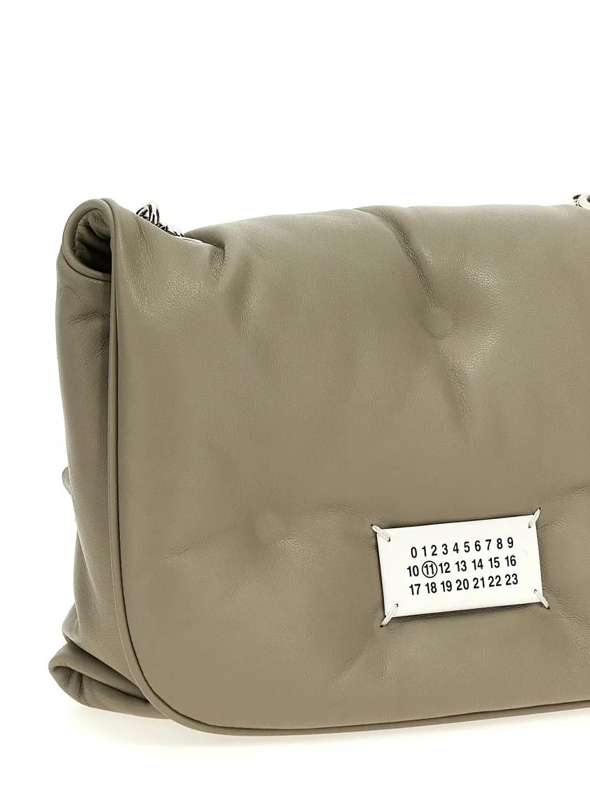 Maison Margiela Hobo bags 'Glam Slam Flap' Small Shoulder Bag in grijs