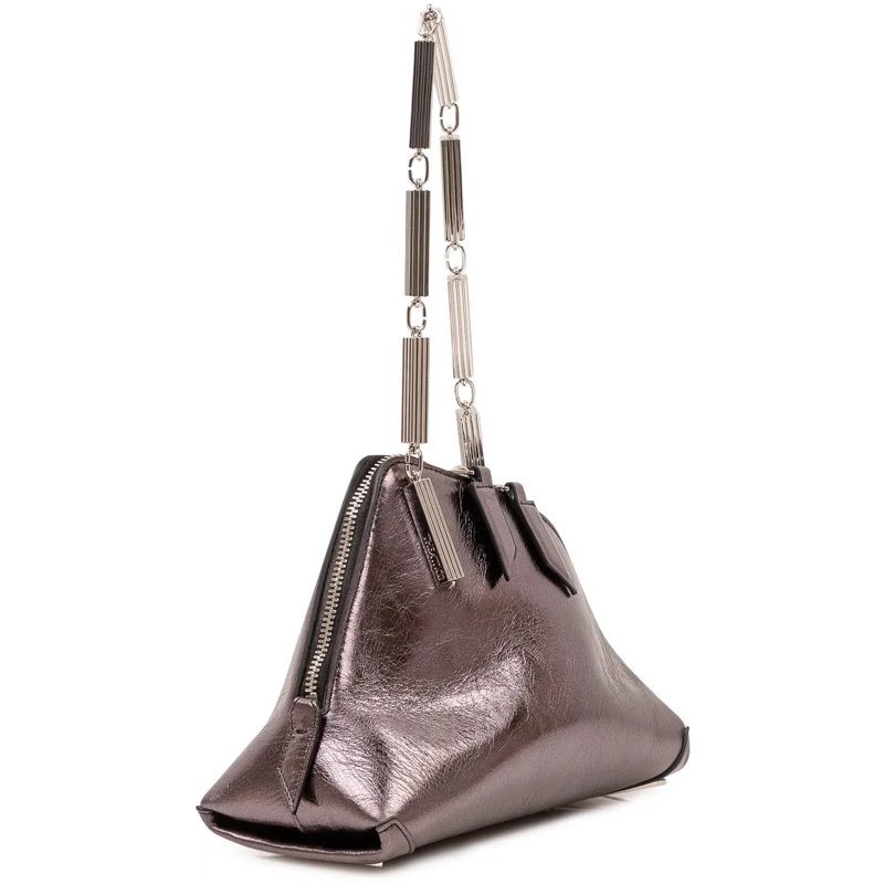 The Attico Clutch Clutch La Scala con Tracolla Gioiello taupe(Image 2)