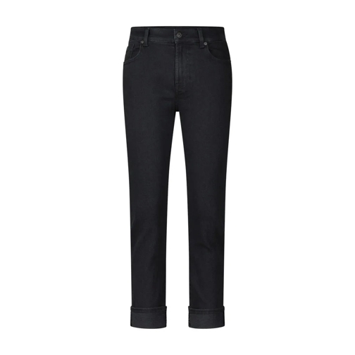 Seven for all Mankind Straight Leg Jeans Schwarz Jeans