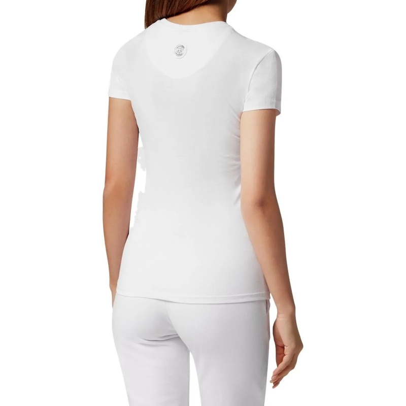 Plein Sport T-Shirt T-Shirt Slim Fit Carbon Tiger weiss(Image 4)