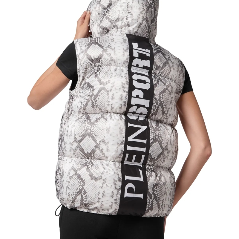 Plein Sport Weste Outdoorjacke Python grau(Image 5)