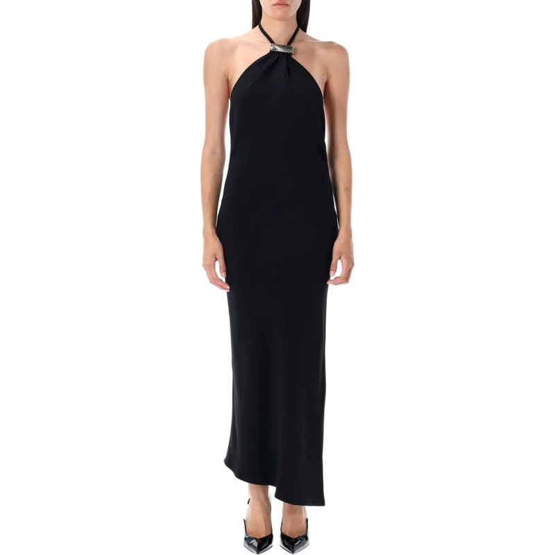 The Attico Midi-jurk Cady Midi Dress Black