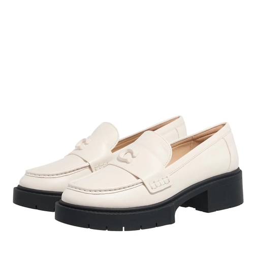 Coach Loafer Leah Leather Loafer Chalk