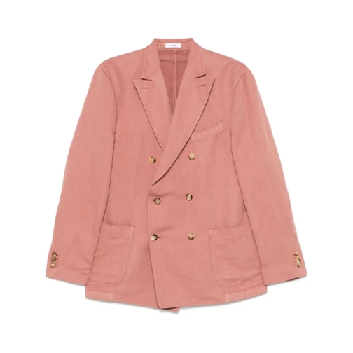 Boglioli Blazer Double-Breasted Cotton Jacket Pink