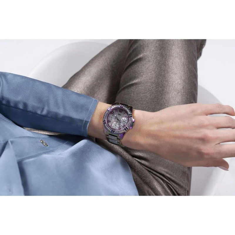 Guess Quarzuhr Quarz-Analoguhr Gs Lady Frontier lila(Image 6)